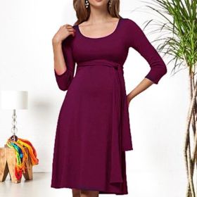 MoMoms-Front Tip-up Dress