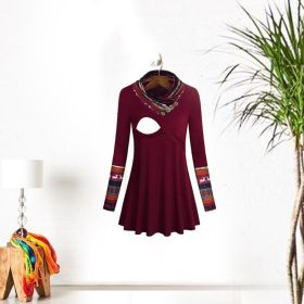 MoMoms-Fit and flair top