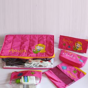Little Birdies-Travel Pouch set-Mermaid