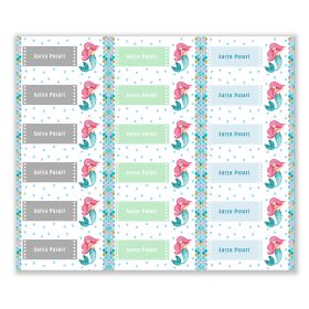 She Sells Sea Shells-Mermaid Kisses Waterproof Sticker - personalization