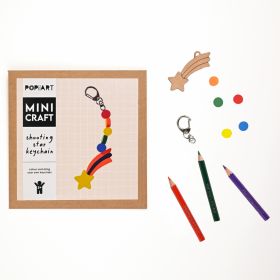 Pop goes the Art-Mini Craft | Shooting Star Keychain