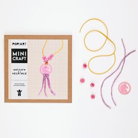 Pop goes the Art-Mini Craft | Unicorn Necklace
