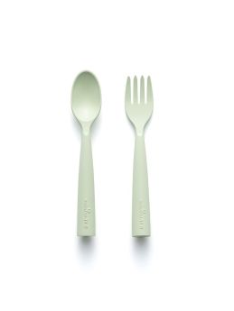 Miniware My First Cutlery Fork & Spoon Set  Key Lime