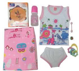 Love Baby-New Born Baby Gift Set Pink Motherkiss Pink