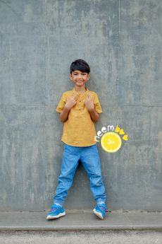 Neemboo Mandarin Swing - Mustard-1-2 Years