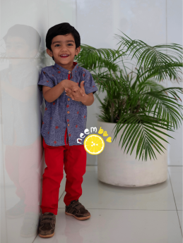 Neemboo Mandarin Short - Blue