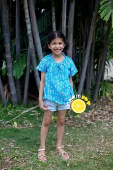 Neemboo Potli Top - Blue