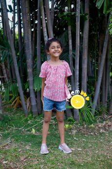 Neemboo Potli Top - Pink-1-2 Years