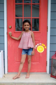 Neemboo Twirly Top - Red