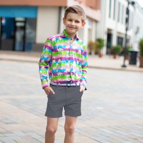 Anaario-The Essential Separates-Autum Breeze Shorts-2022-6-12 Months-Charcoal Grey
