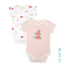 Greendeer-Organic Fruit Family Boysuits : Set of 2