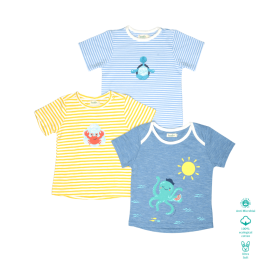 Greendeer-Organic Splash over Trash T-Shirts : Set of 3