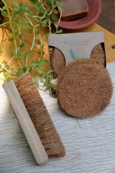 Almitra Sustainables - Coconut Fiber- Coir Scrub & Laundry Brush