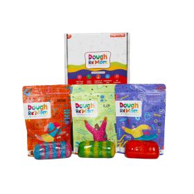 Dough Re Mom-Sparkled marble play dough-{100gms*3}