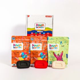 Dough Re Mom-Contrasting Classic DoughRemom Pack- red white & black