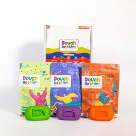 Dough Re Mom-Vibrant Harmony DoughRemom Pack- Purple, orange and Green