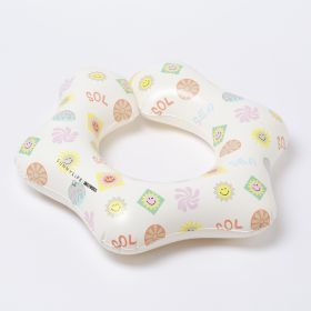 SUNNYLiFE multicolor inflatable Kiddy Float Ring SMILEY World Sol Sea 