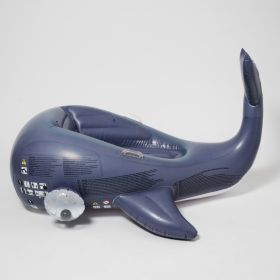 SUNNYLiFE Luxe Ride-On Float Moby Dick Navy 