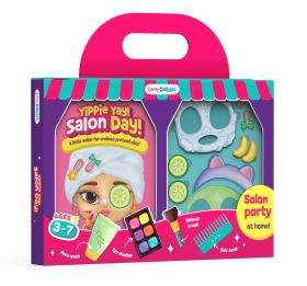 Bloomingo- Salon Kit - Colourful salon activity kit | Makeup and face care activity kit | Pretend play salon activity set for kids | Puzzles for kids | Gifts for boys and girls | Ages 3-7