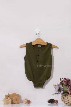 Fluffy Munchkin-Sleeveless Onesies