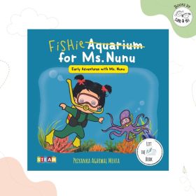 SAM & MI - Aquarium for Ms. Nunu: STEM Lift-the-Flap Board Book for Kids