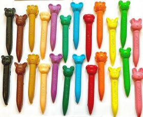 Peekado Crayons-Animal Stick Crayons - Plain Set