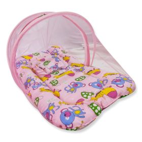 Hooper-Hooper Animal printed New born baby Mosquito Net Set - ST30 Pink P12