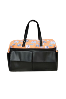 Herkraft-Elephant Print Diaper Bag