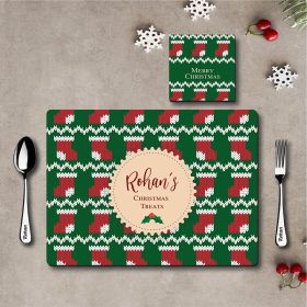 Little Birdies-mat coaster set-Stocking