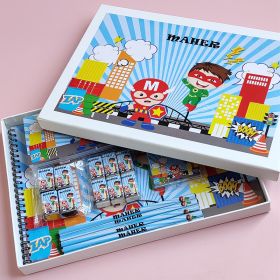 Little Birdies-Personalized Stationery Set-Superhero