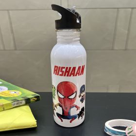 Little Birdies-Steel Sipper Bottle-Superhero