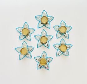 Little Canvas-Tara Festive T Light -Blue