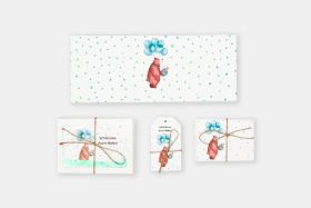 She Sells Sea Shells-Teddy Party Blue