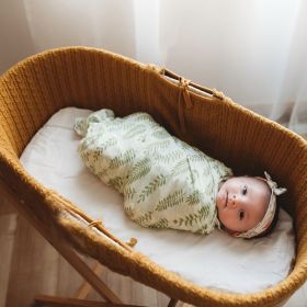 Tickle Tickle 100% Organic Mul Swaddle Wrap – Olive Dream