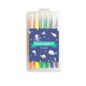 Papercrush-Brush Pen Box - Under The Sea