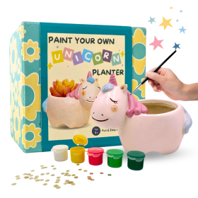 Craftopedia-Paint Your Own  Planter - Unicorn