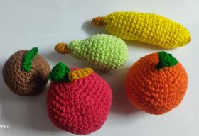 Vi_crea-Crochet Fruits Soft toy 