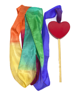 Glee Natural Toys-Wanda - Silk Streamer (6 Ft)