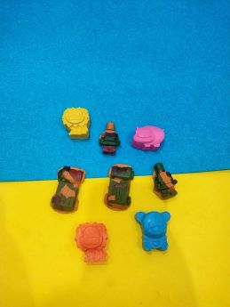 Peekado Crayons-The Jungle Safari Crayons set of 8