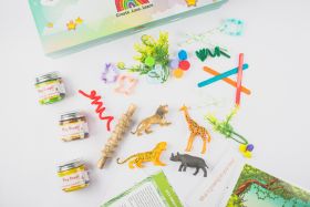 KiDIYs-Wild Jungle Playdough Kit