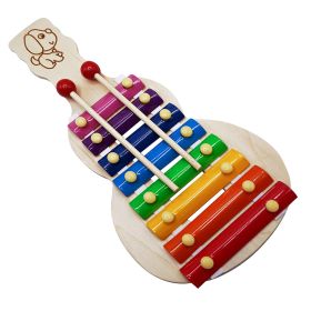Channapatna Toys Wooden Xylophone toy for kids ( 1 Year+) - 8 nodes - Multicolor - Discover Music | Xylophone Musical Toy for Babies/Kids-WXPCB002
