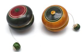 Channapatna Toys Wooden Yo-Yo Toy for Kids (3 Years+) - Set of 2 - Multicolor -Curiosity & Fine Motor Skills-WYY001