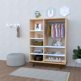 X & Y-Purple Orchid Montessori Wardrobe