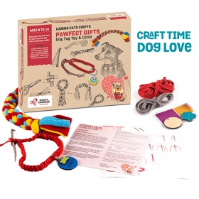 Chalk and Chuckles Art and Craft DIY Gift- Dog Collar and Fleece Tug Toy