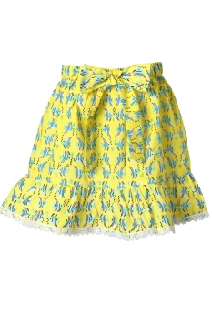 Masumi-Fish Motif - Frilled Skirt