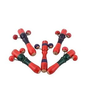 Desi Karigar Wooden Toy Tic Tock Noise Maker Set Of 5 - Multicolor