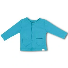 ItsyBoo-FULL SLEEVE TSHIRT WITH BUTTONS SNOW FOAM-New Born