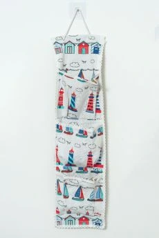 Blooming Buds-3 Pocket Wall hanging Organizer - Lil Sailor