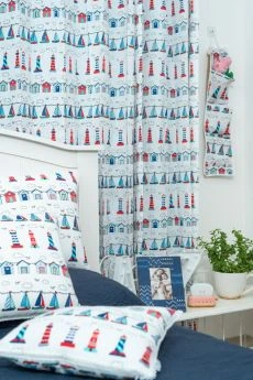 Blooming Buds-Lil Sailor - 2 Curtains | 2 Cushions | 1 Wall Hanging Organizer