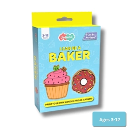 JoGenii-I Can Be a Baker - JoGenii's Mini DIY Kit | Ages 3-99 | Return Gift, Travel Friendly